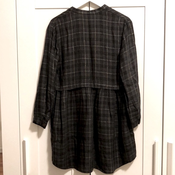 Zara Checkered Metallic Thread Dress - Picture 6 of 6